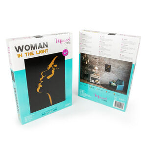 Bead Embroidery Kit Miniart Crafts 33021 Woman in the Light  DIY Wall Decor